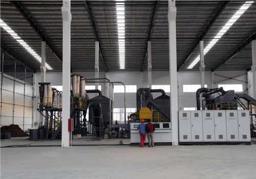 河北石家莊廢舊輪胎回收設(shè)備現(xiàn)場